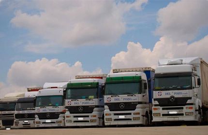 Transportes Jacinto del Pozo S.A. variedad de camiones